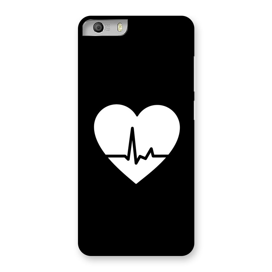 Heart Beat Back Case for Micromax Canvas Knight 2