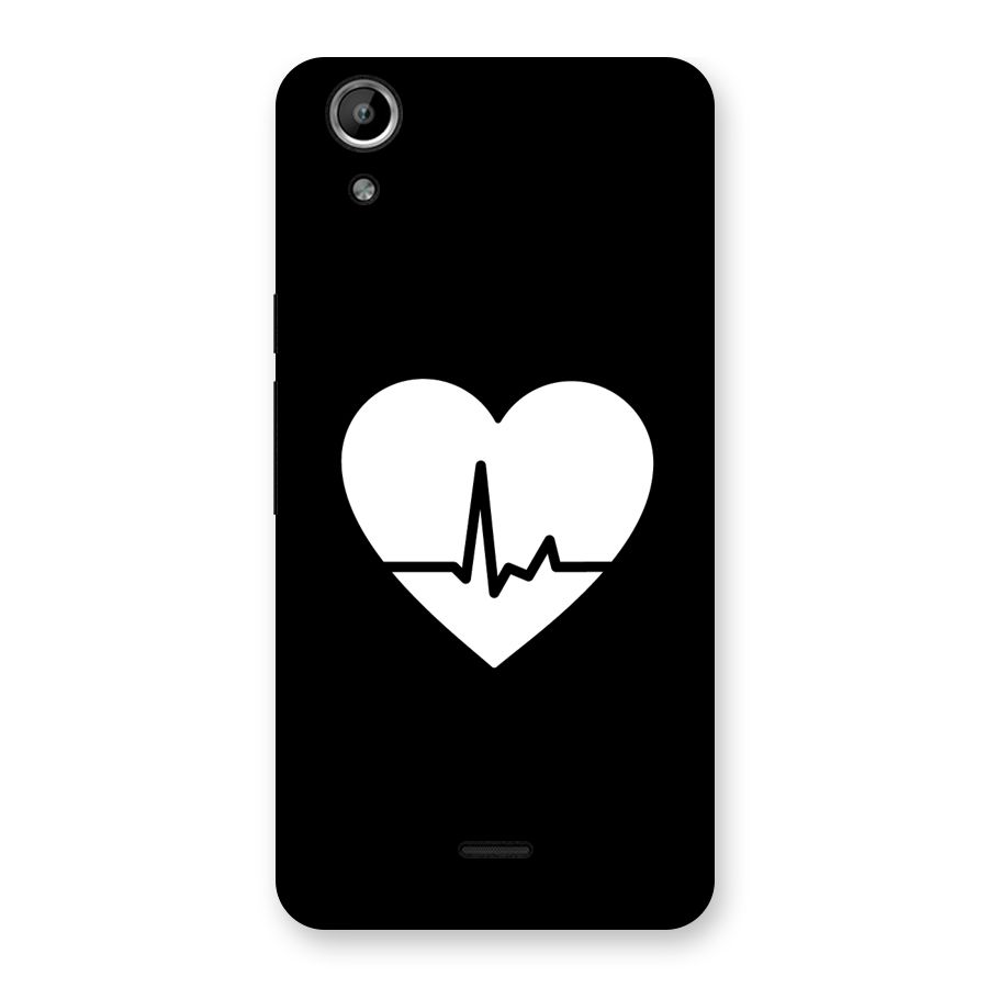 Heart Beat Back Case for Micromax Canvas Selfie Lens Q345