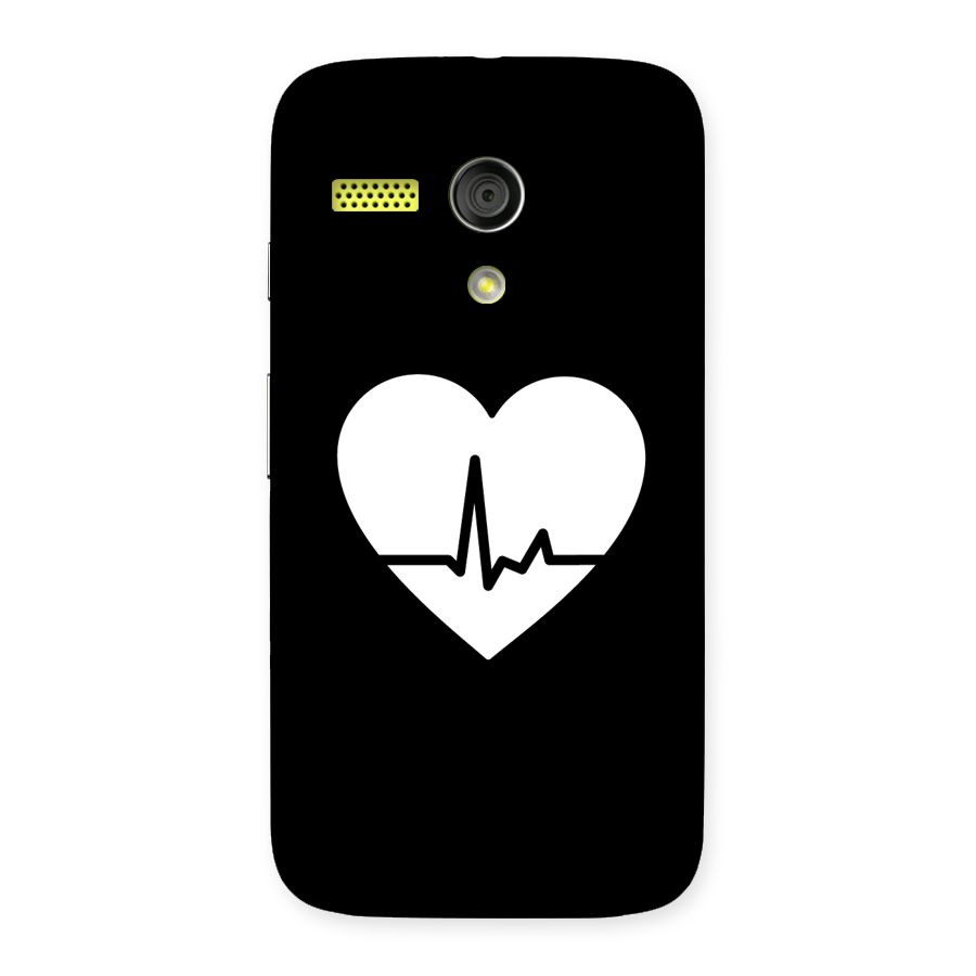 Heart Beat Back Case for Moto G