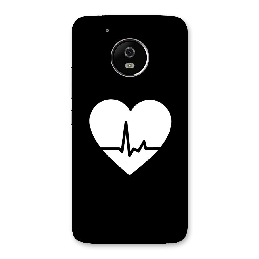 Heart Beat Back Case for Moto G5