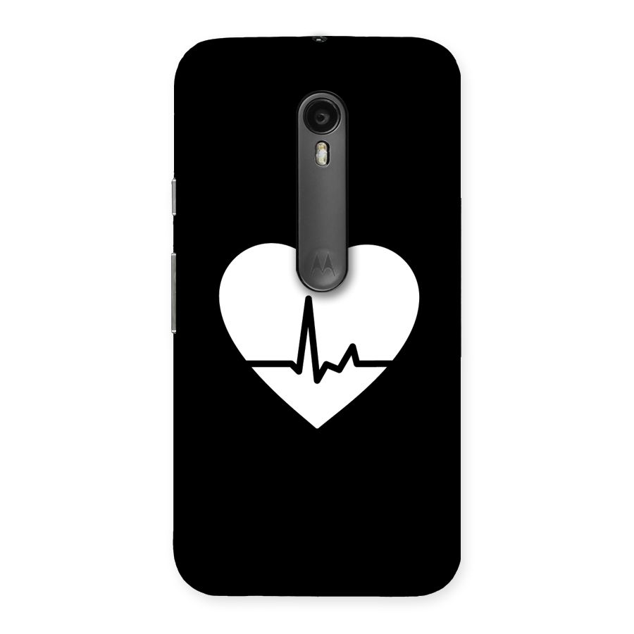 Heart Beat Back Case for Moto G Turbo