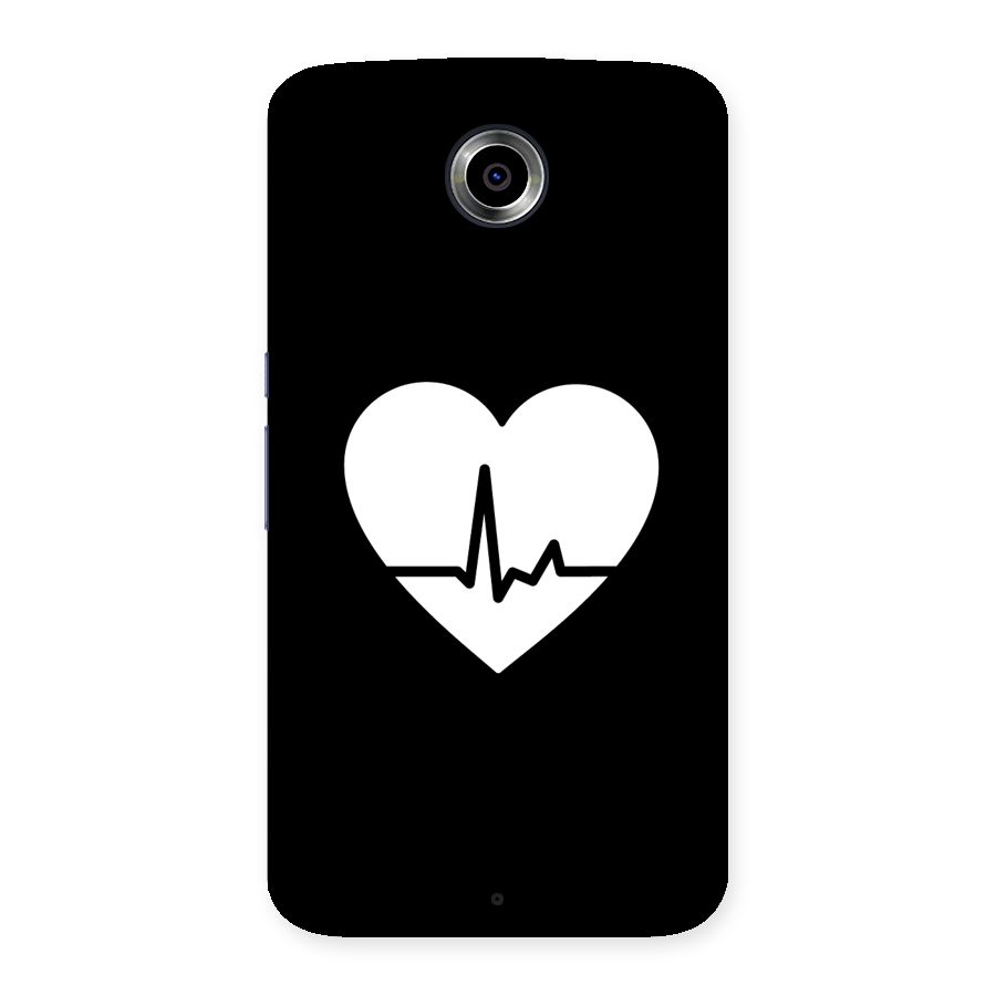 Heart Beat Back Case for Nexsus 6