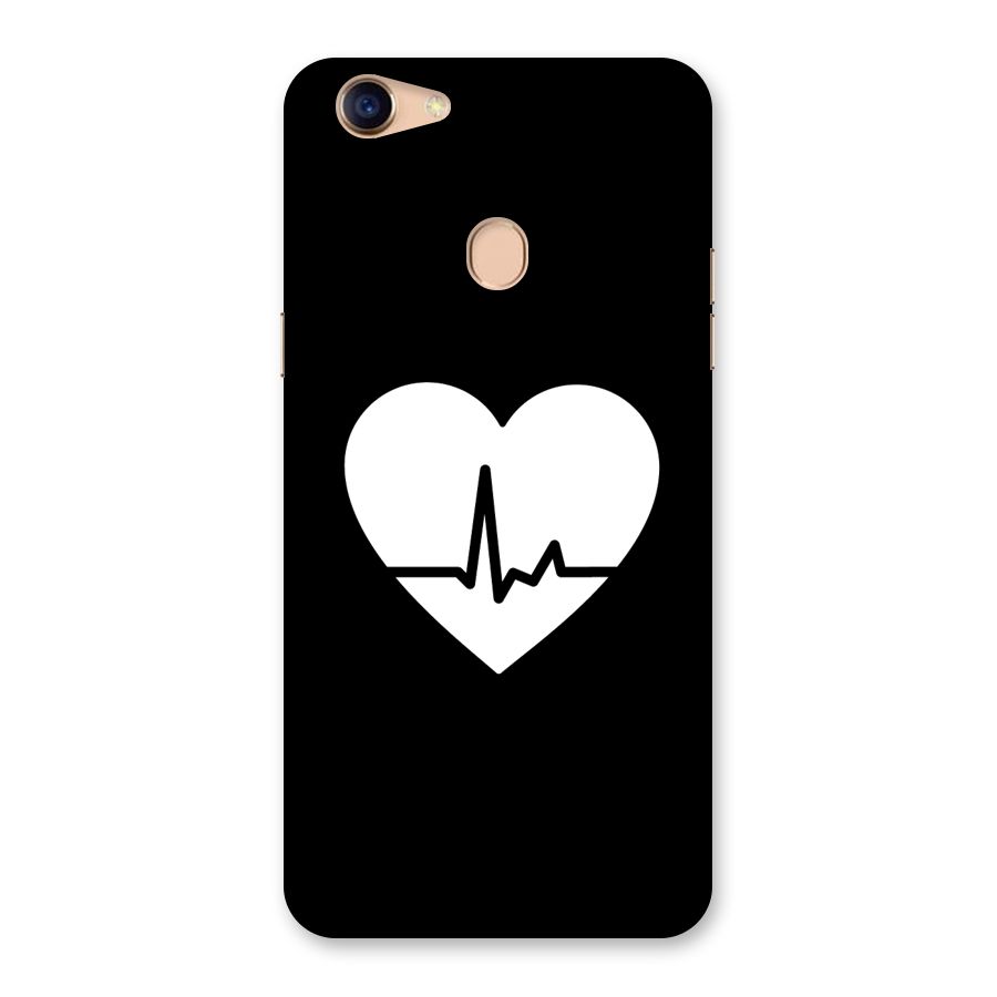 Heart Beat Back Case for Oppo F5
