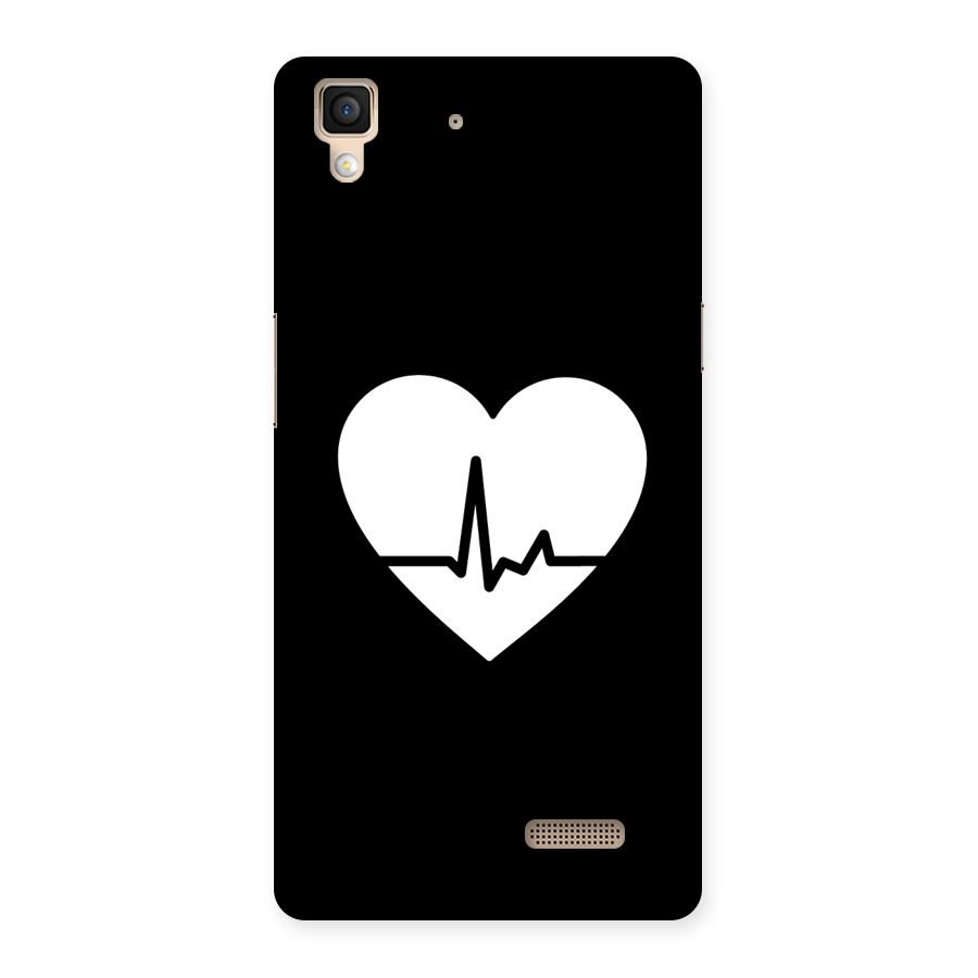 Heart Beat Back Case for Oppo R7