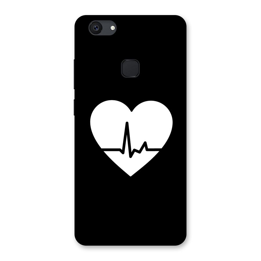 Heart Beat Back Case for Vivo V7 Plus