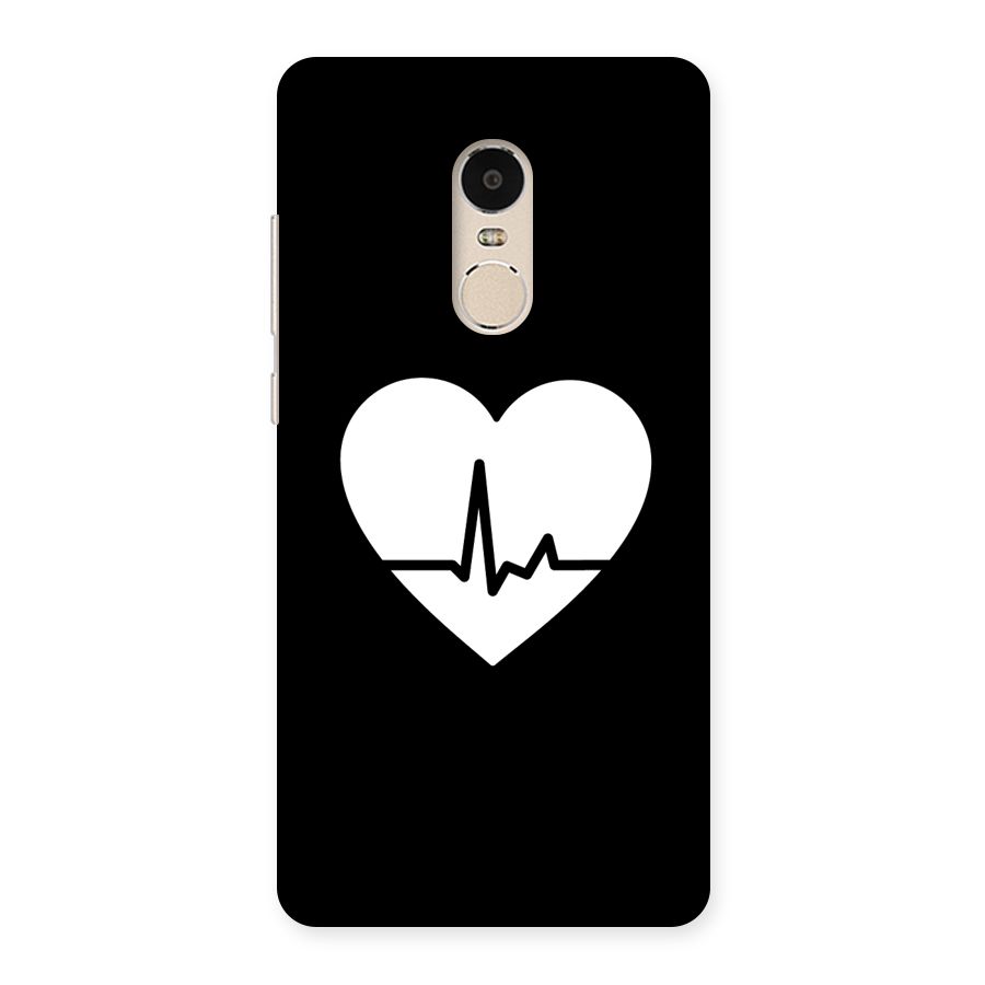 Heart Beat Back Case for Xiaomi Redmi Note 4