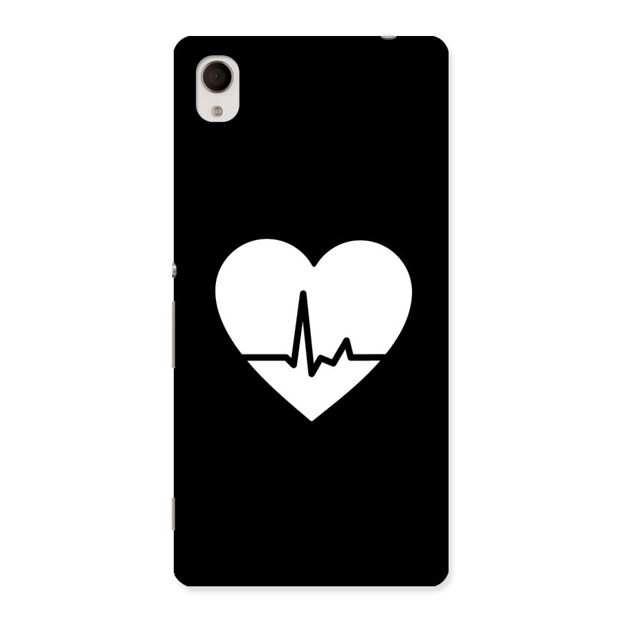 Heart Beat Back Case for Xperia M4 Aqua