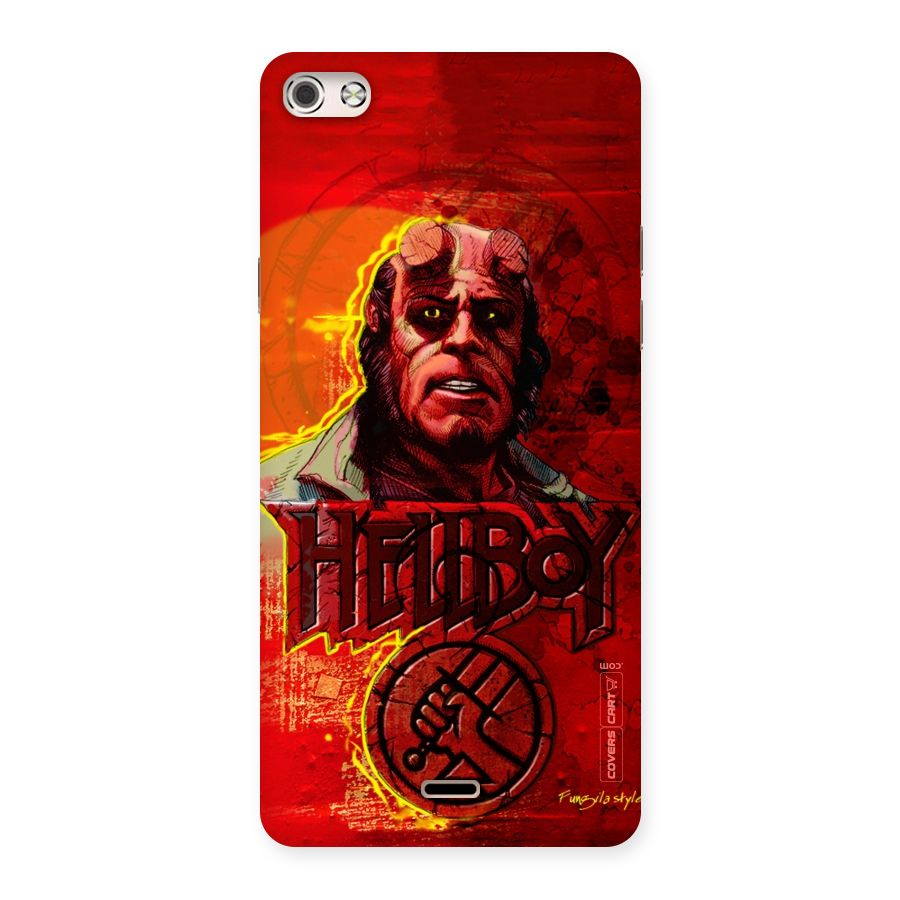 Hellboy Artwork Back Case for Micromax Canvas Silver 5