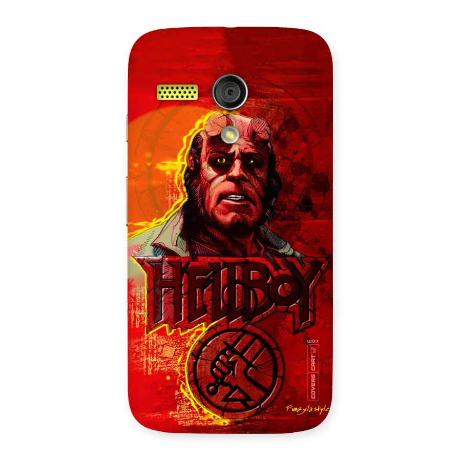 Hellboy Artwork Back Case for Moto G