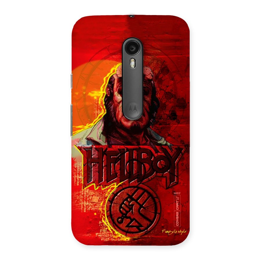 Hellboy Artwork Back Case for Moto G3