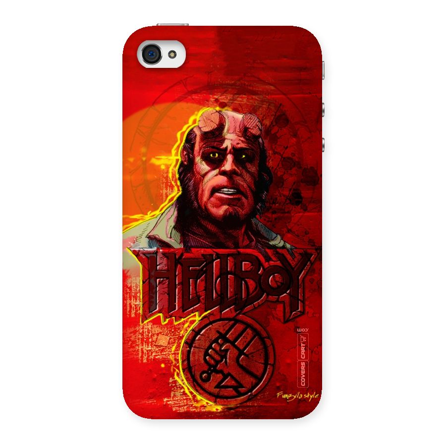 Hellboy Artwork Back Case for iPhone 4 4s