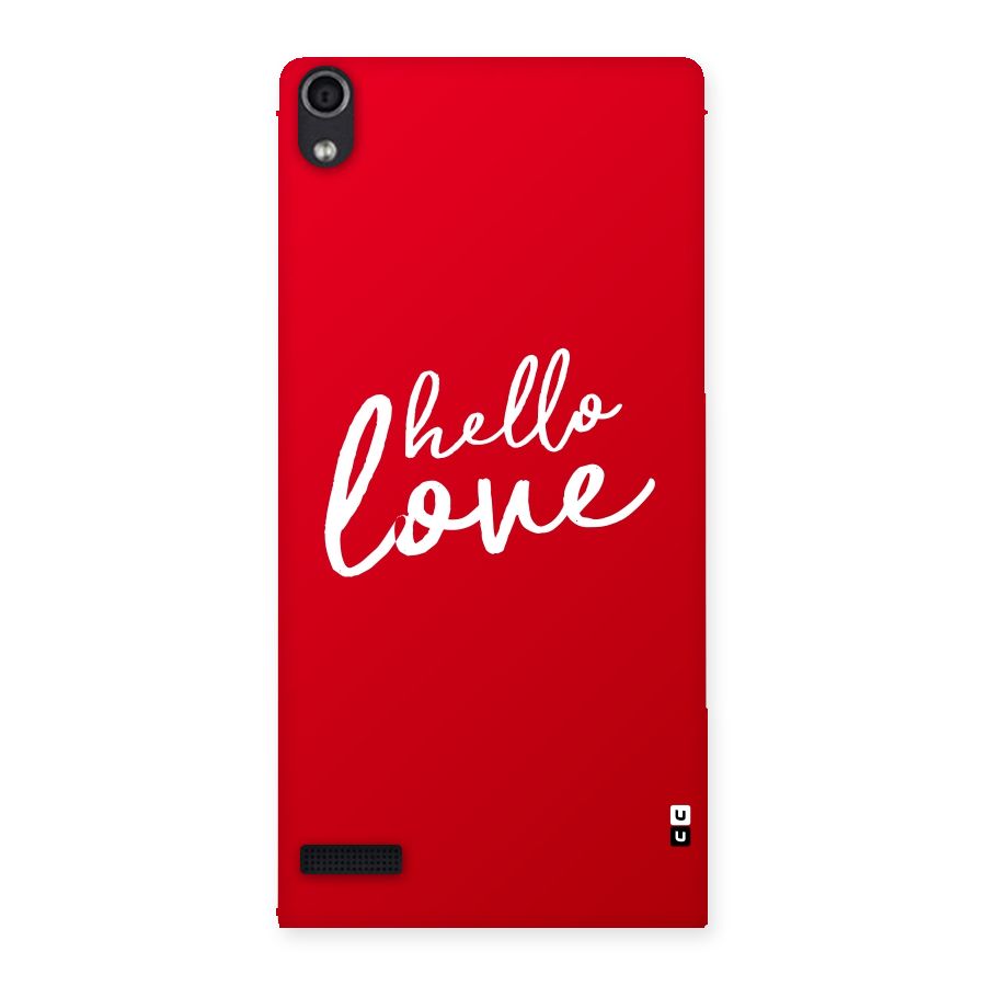 Hello Love Back Case for Ascend P6