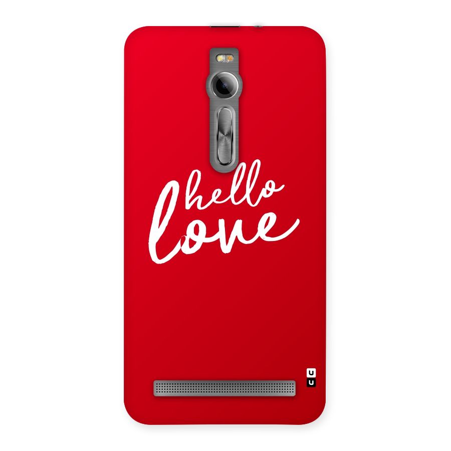Hello Love Back Case for Asus Zenfone 2