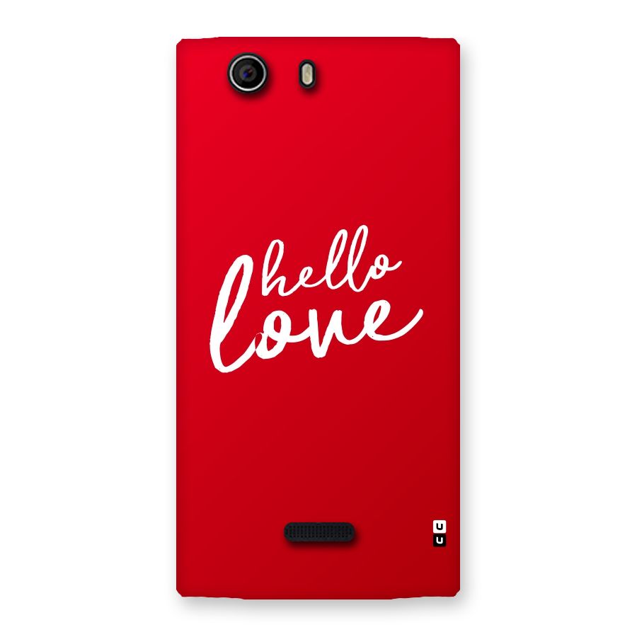 Hello Love Back Case for Canvas Nitro 2 E311