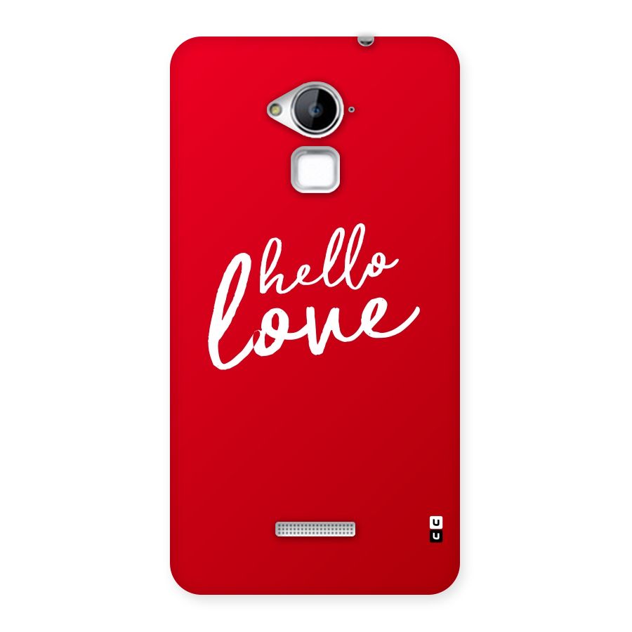 Hello Love Back Case for Coolpad Note 3