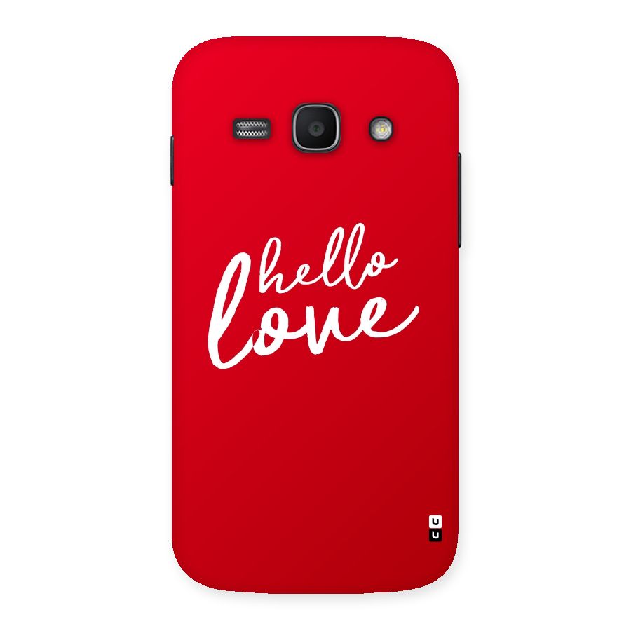 Hello Love Back Case for Galaxy Ace 3