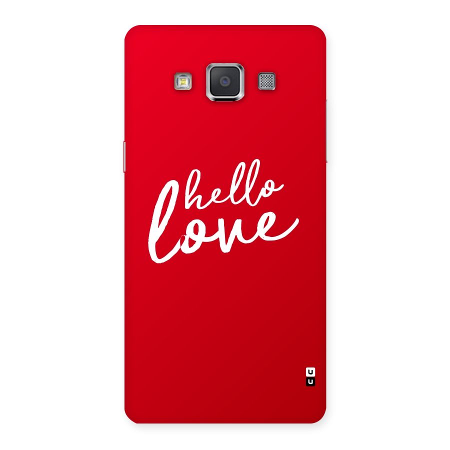 Hello Love Back Case for Galaxy Grand 3