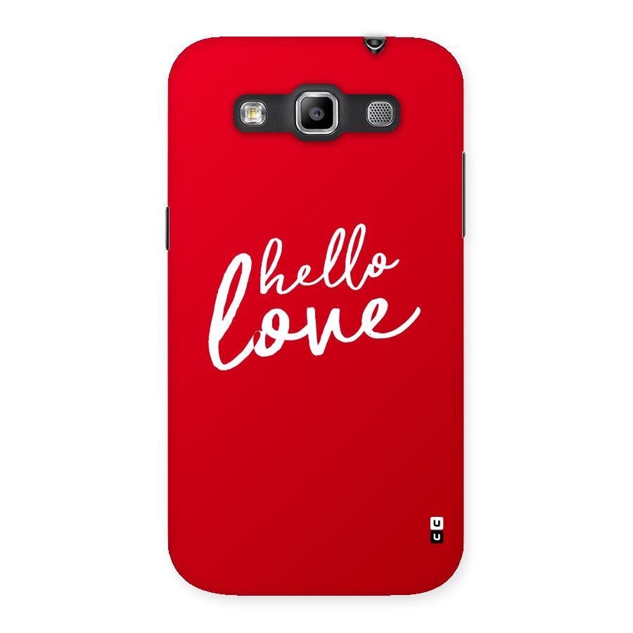 Hello Love Back Case for Galaxy Grand Quattro