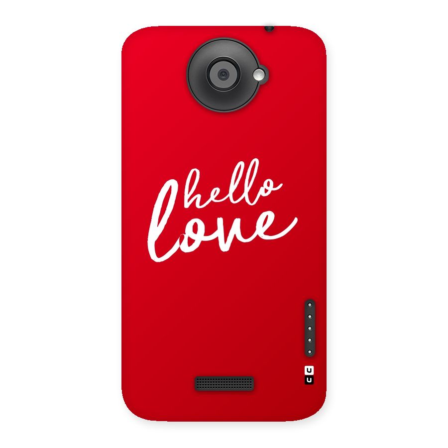 Hello Love Back Case for HTC One X