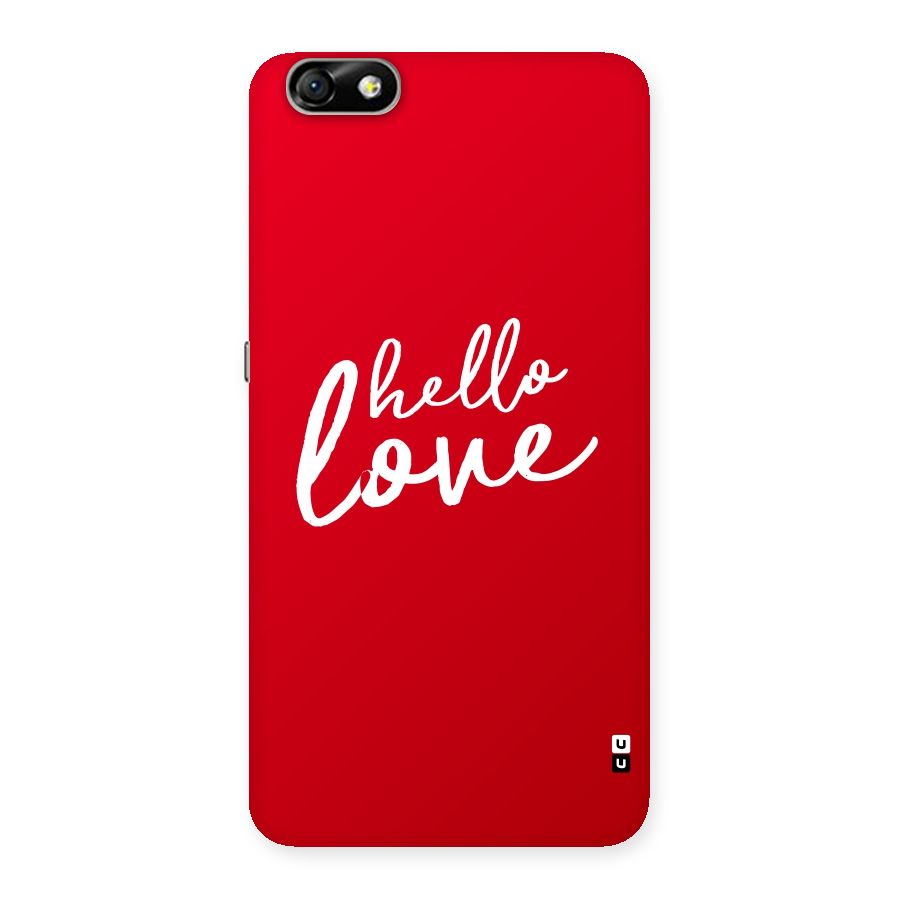 Hello Love Back Case for Honor 4X