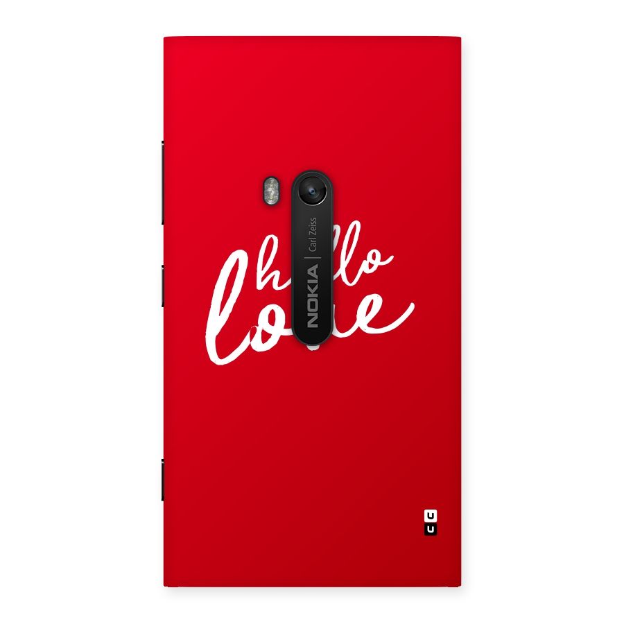 Hello Love Back Case for Lumia 920