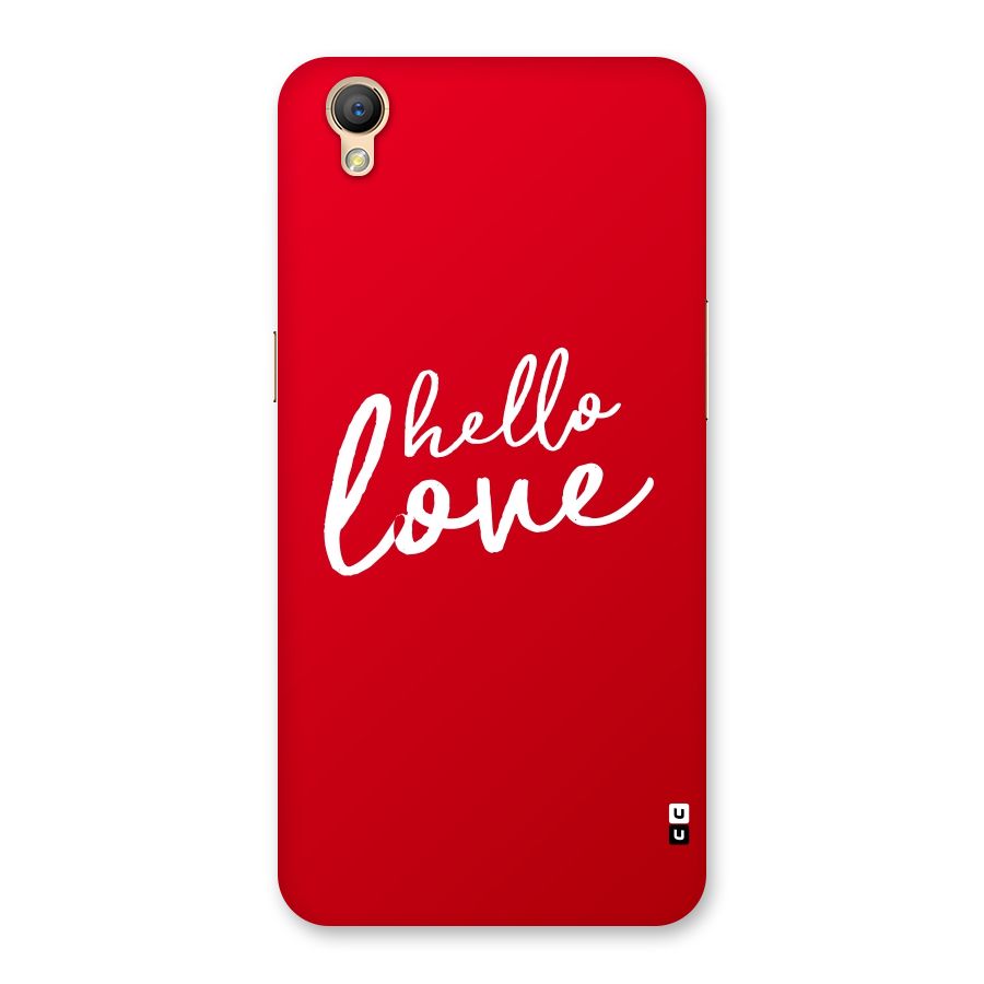 Hello Love Back Case for Oppo A37