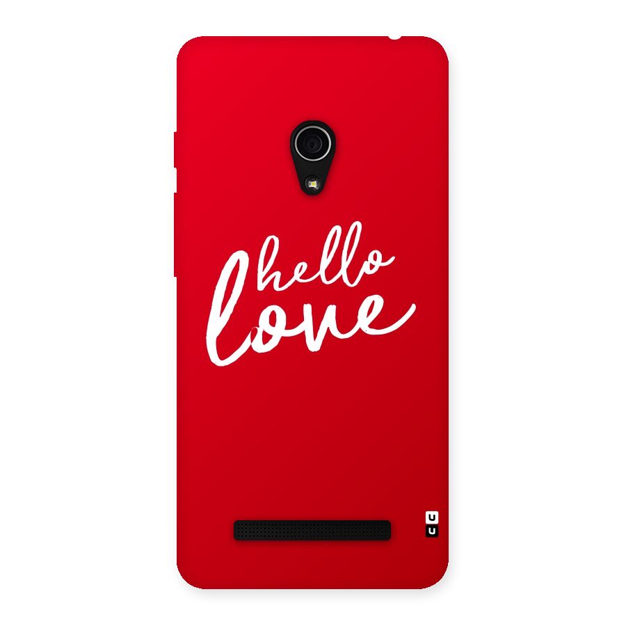 Hello Love Back Case for Zenfone 5