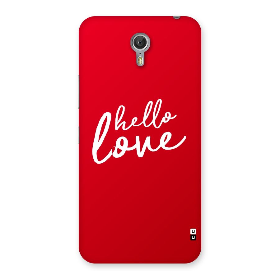 Hello Love Back Case for Zuk Z1