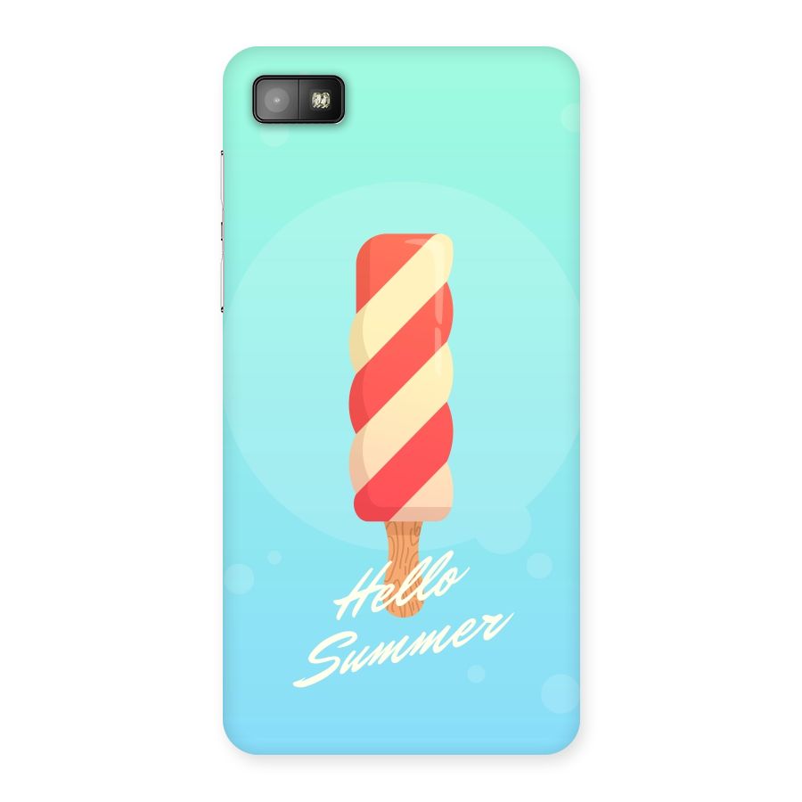 Hello Summer Back Case for Blackberry Z10