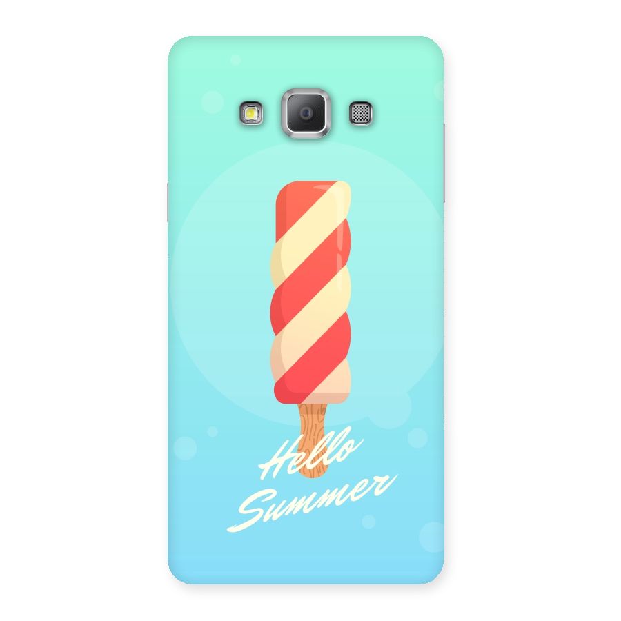 Hello Summer Back Case for Galaxy A7
