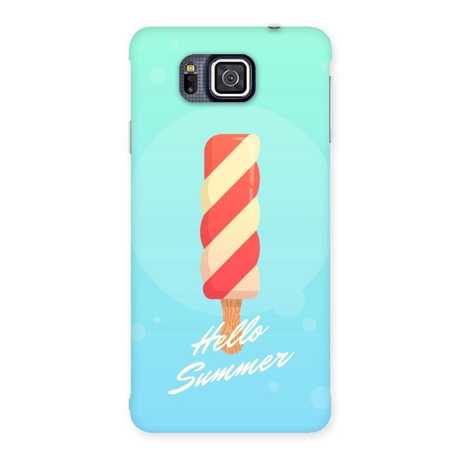 Hello Summer Back Case for Galaxy Alpha