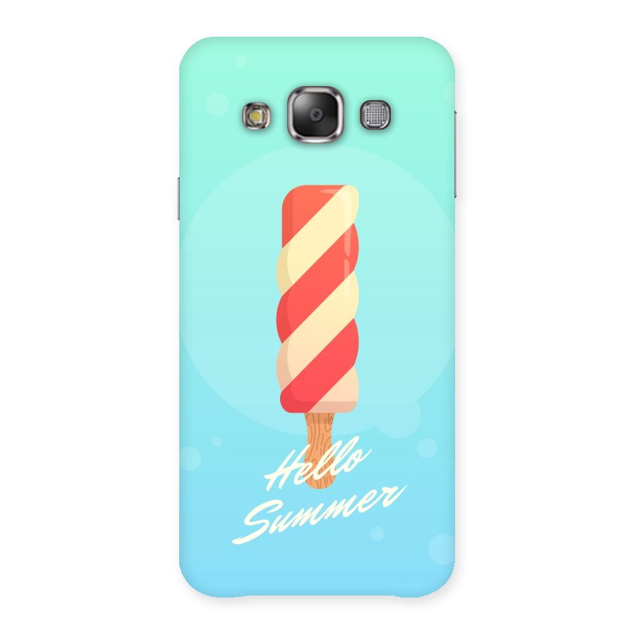 Hello Summer Back Case for Galaxy E7
