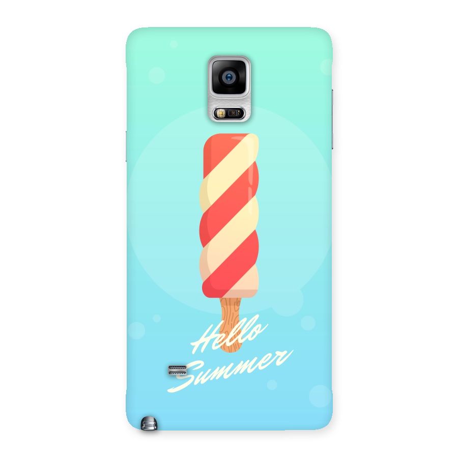 Hello Summer Back Case for Galaxy Note 4