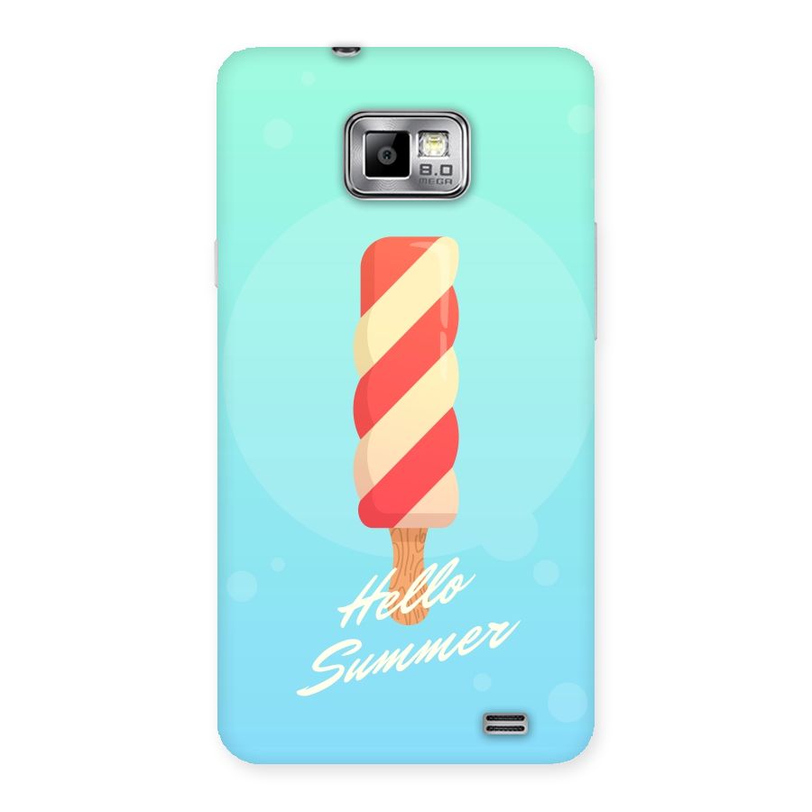 Hello Summer Back Case for Galaxy S2