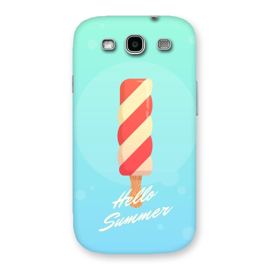 Hello Summer Back Case for Galaxy S3