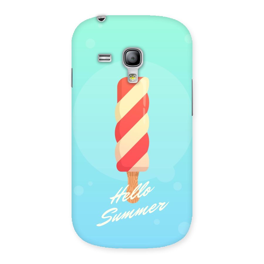Hello Summer Back Case for Galaxy S3 Mini