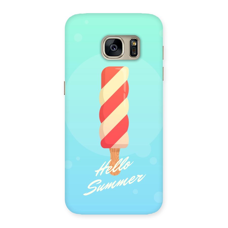 Hello Summer Back Case for Galaxy S7