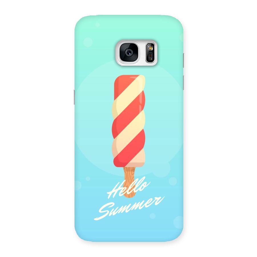 Hello Summer Back Case for Galaxy S7 Edge