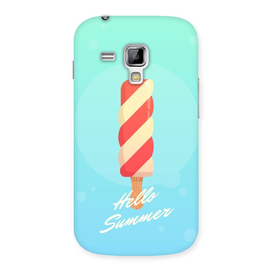 Hello Summer Back Case for Galaxy S Duos