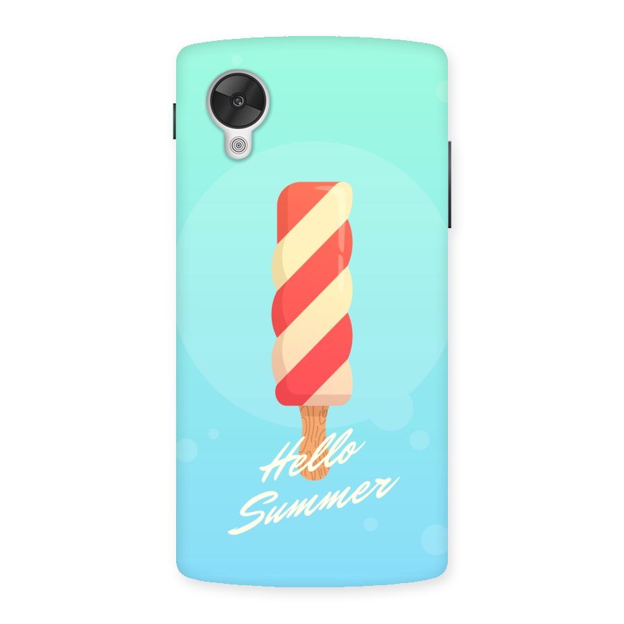 Hello Summer Back Case for Google Nexsus 5