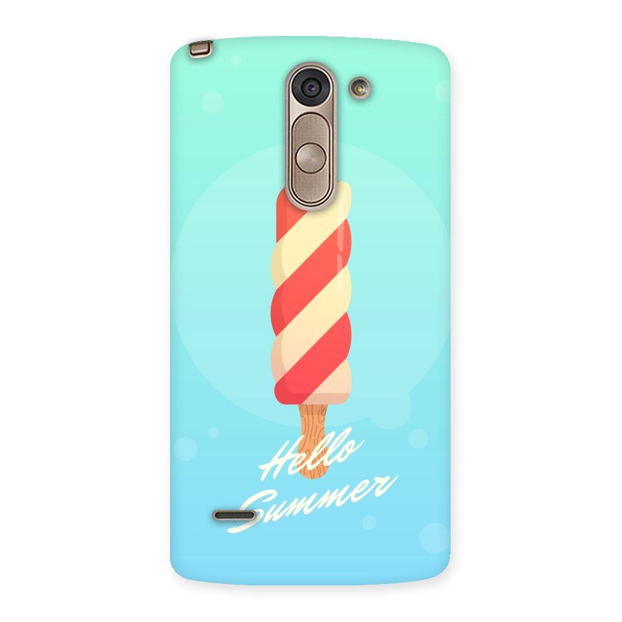 Hello Summer Back Case for LG G3 Stylus