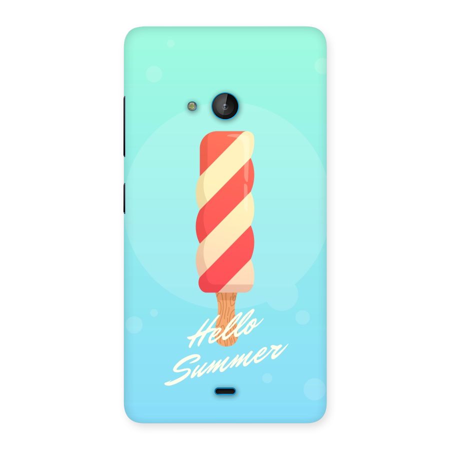 Hello Summer Back Case for Lumia 540