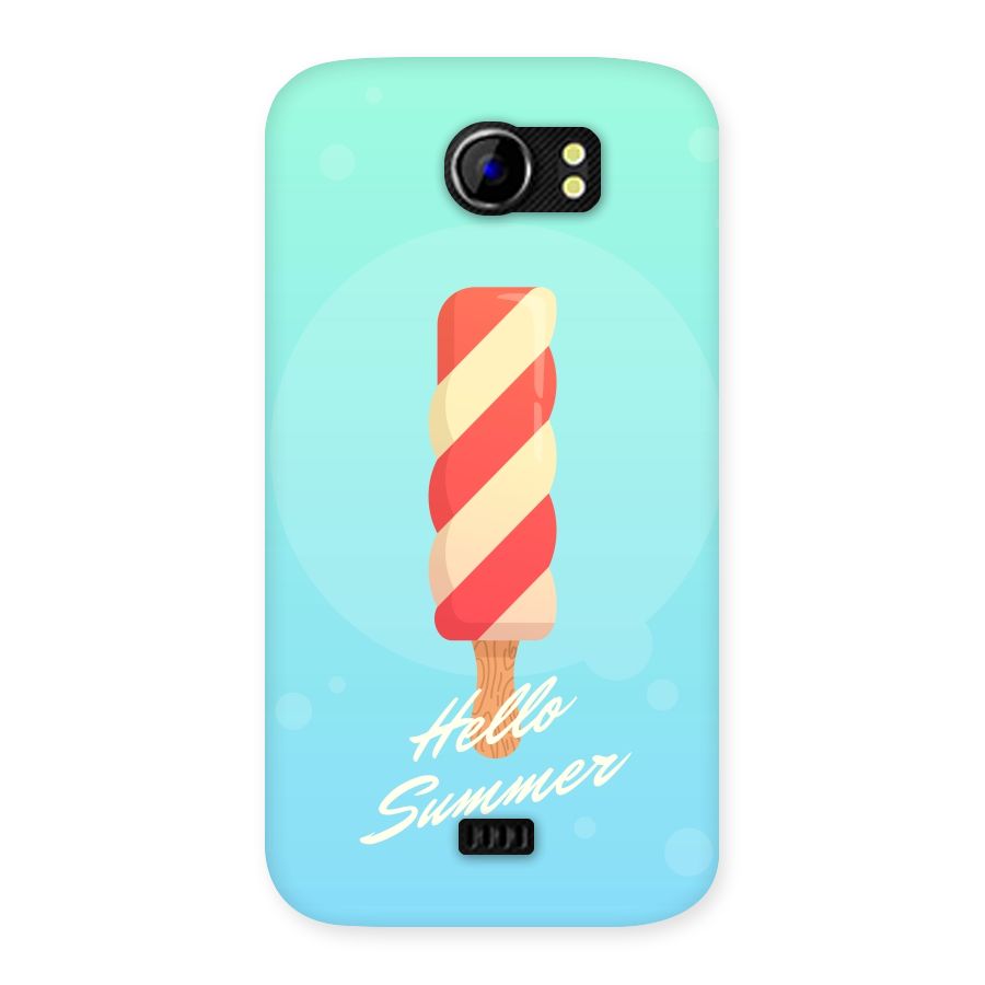 Hello Summer Back Case for Micromax Canvas 2 A110
