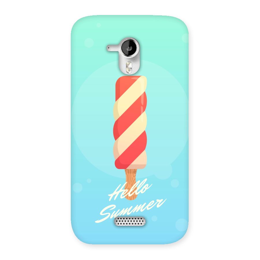 Hello Summer Back Case for Micromax Canvas HD A116