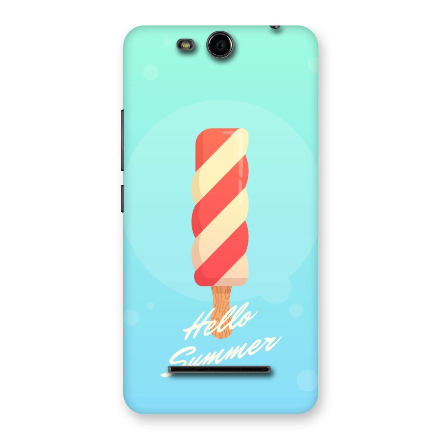 Hello Summer Back Case for Micromax Canvas Juice 3 Q392