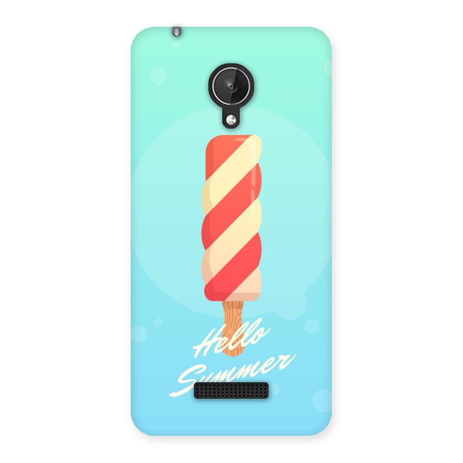 Hello Summer Back Case for Micromax Canvas Spark Q380