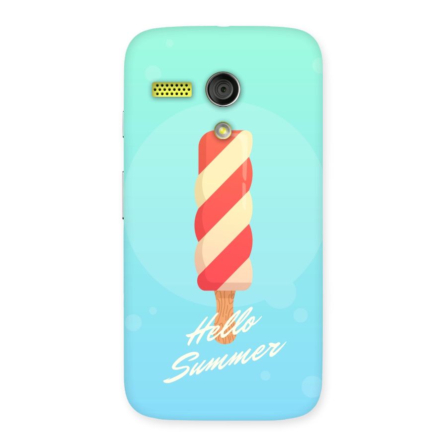 Hello Summer Back Case for Moto G