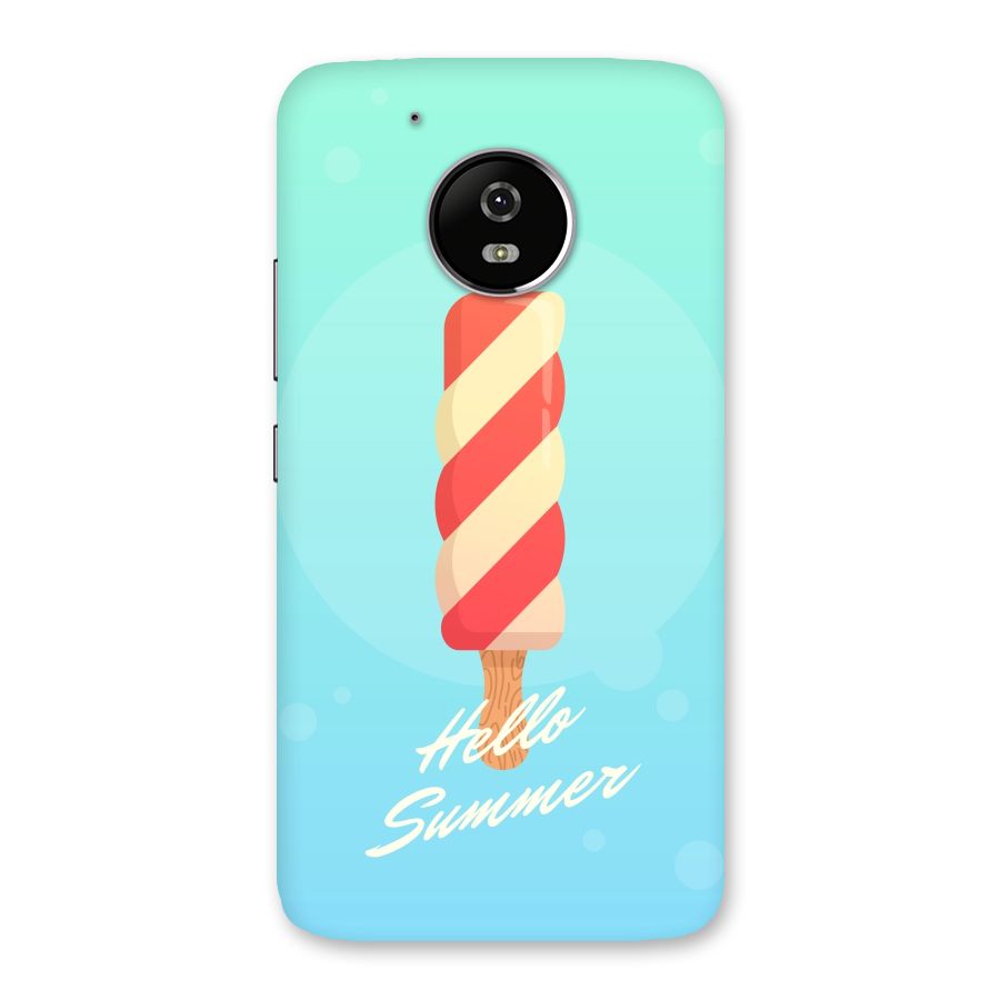 Hello Summer Back Case for Moto G5