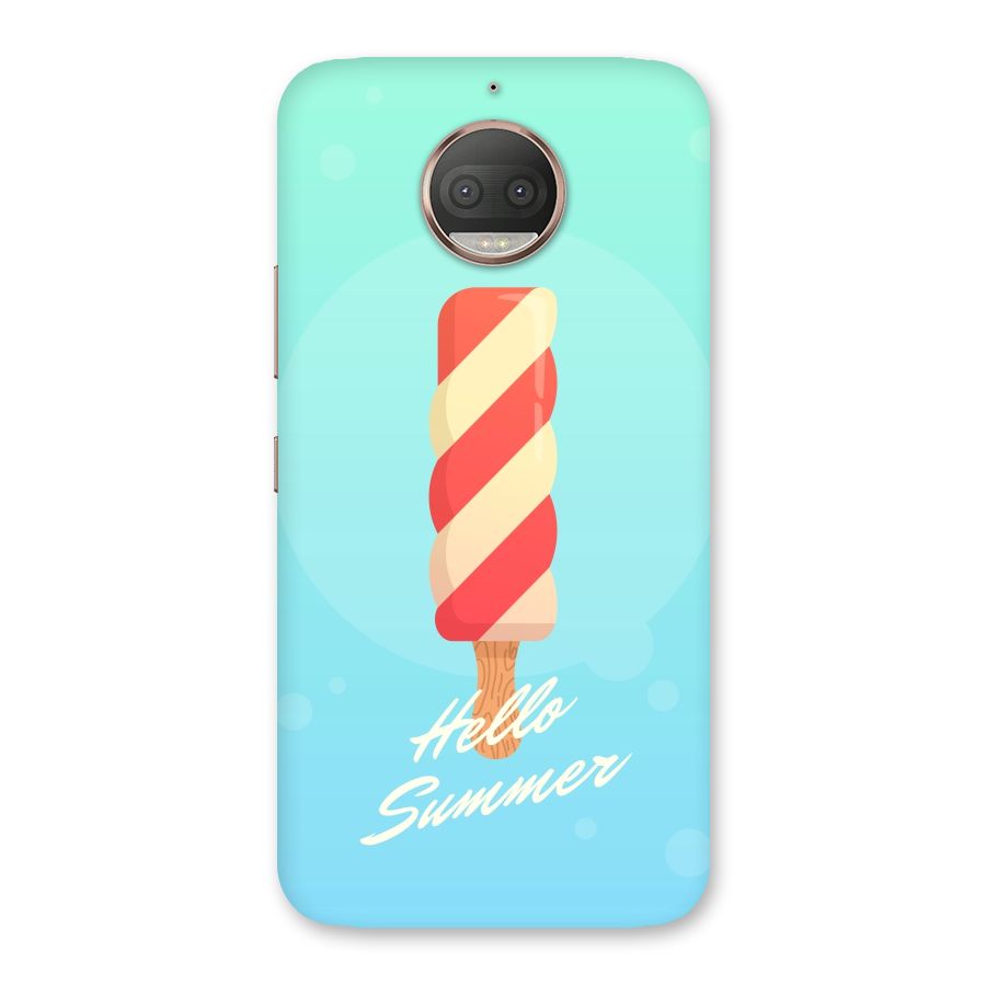 Hello Summer Back Case for Moto G5s Plus