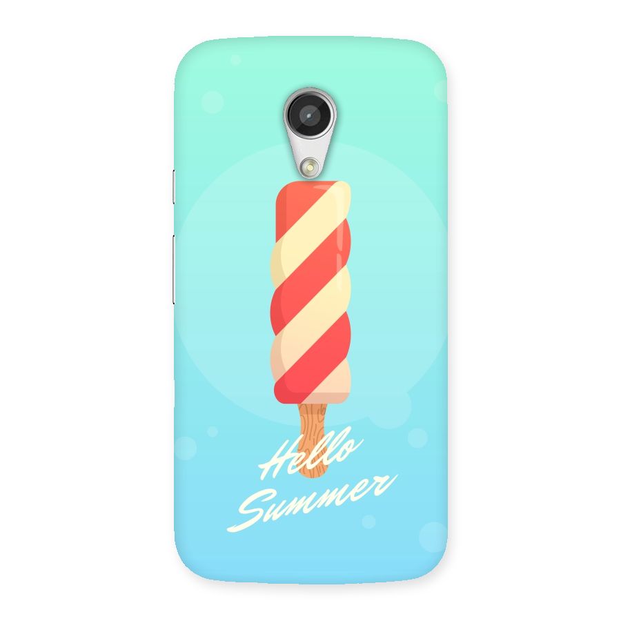 Hello Summer Back Case for Moto G 2nd Gen